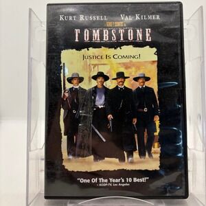 Tombstone DVD Kurt Russell Val Kilmer Western Movie Widescreen 13078
